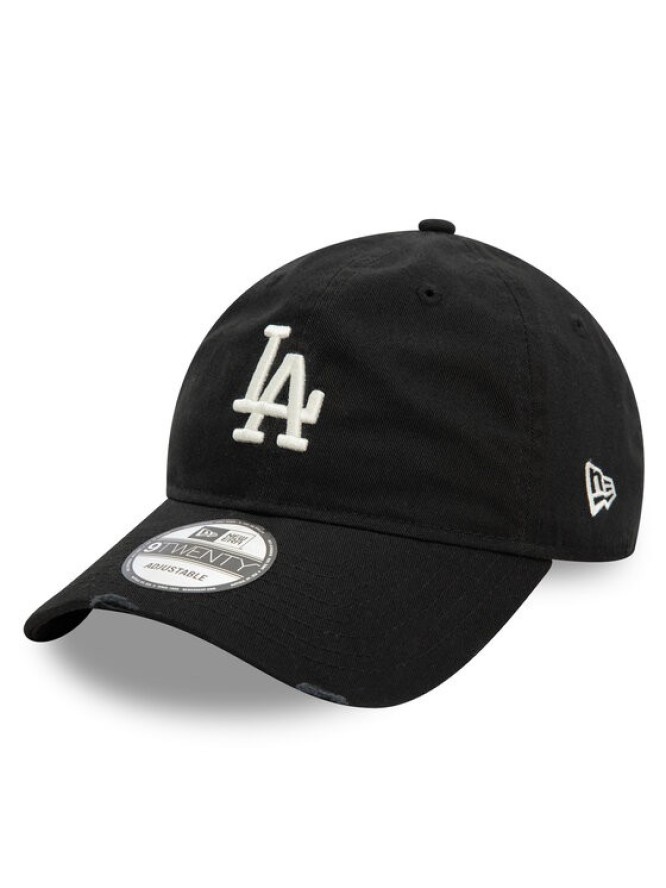 New Era Czapka z daszkiem LA Dodgers Distressed 9TWENTY 60595229 Czarny