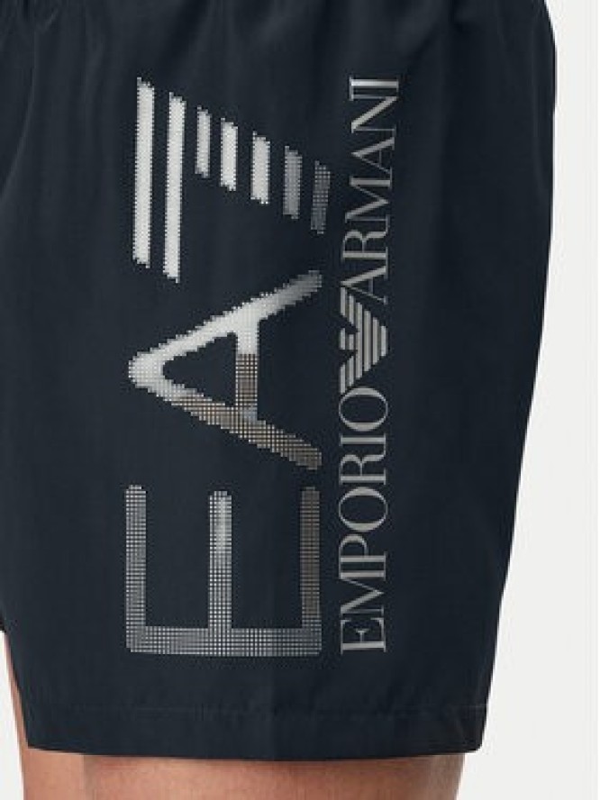 EA7 Emporio Armani Szorty kąpielowe 7M002001 AF14497 MC026 Czarny Regular Fit