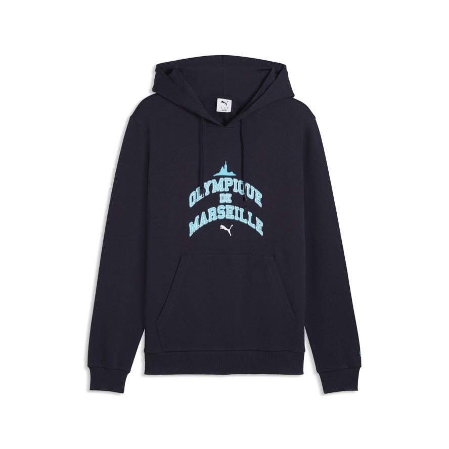 Męska bluza z kapturem Olympique de Marseille FtblCulture PUMA