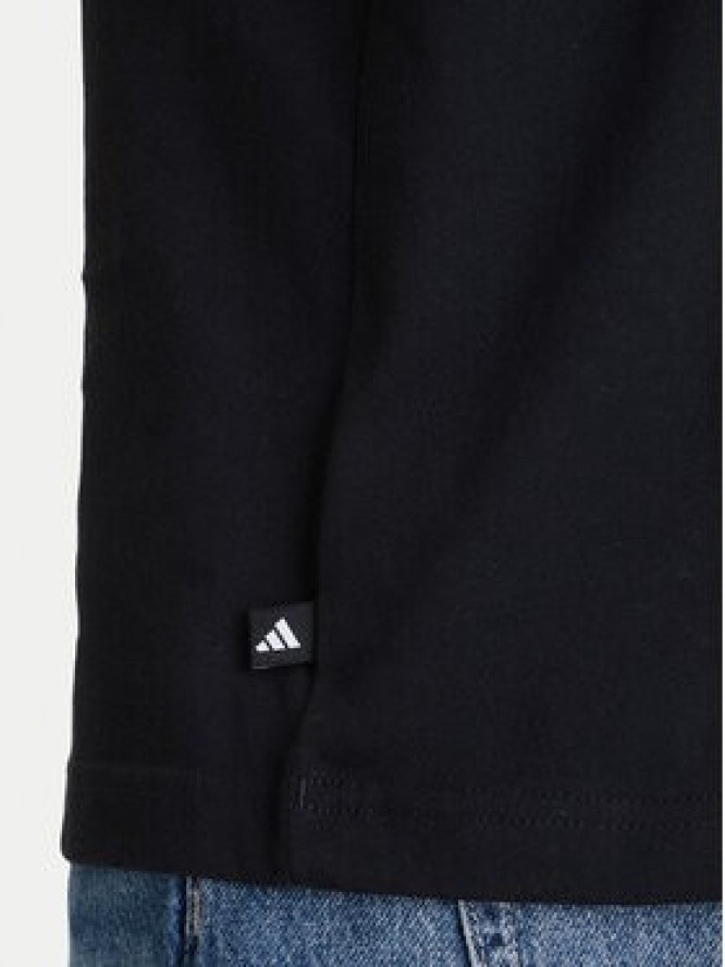 adidas T-Shirt Snack Popcorn Graphic KD3928 Czarny Regular Fit