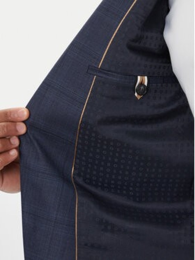 BOSS Garnitur H-Huge 50535401 Niebieski Slim Fit
