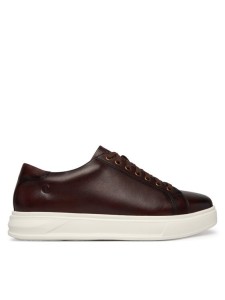 Clarks Sneakersy Goswell Tie 26186560 Brązowy