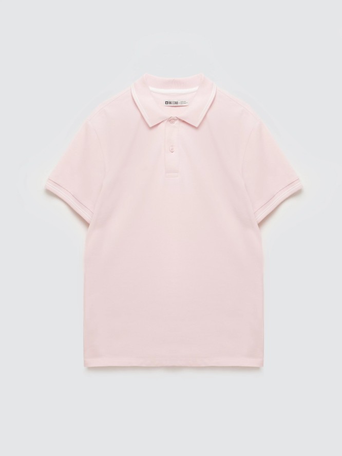 koszulka męska polo różowa wladym 601