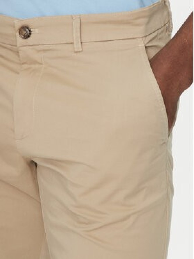 Hechter Paris Szorty materiałowe 26664 151365 Beżowy Regular Fit