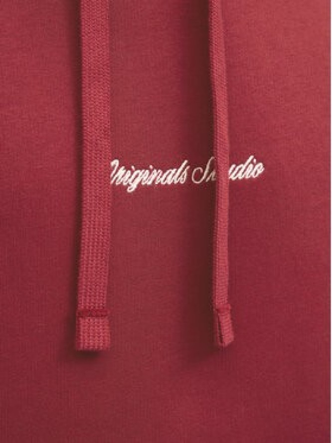 Jack & Jones Bluza Norrebro 12282861 Czerwony Relaxed Fit