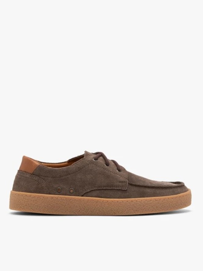 Welurowe półbuty męskie w stylu casual