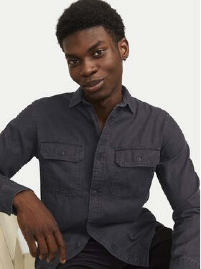 Jack & Jones Koszula jeansowa Travis 12269262 Czarny Comfort Fit