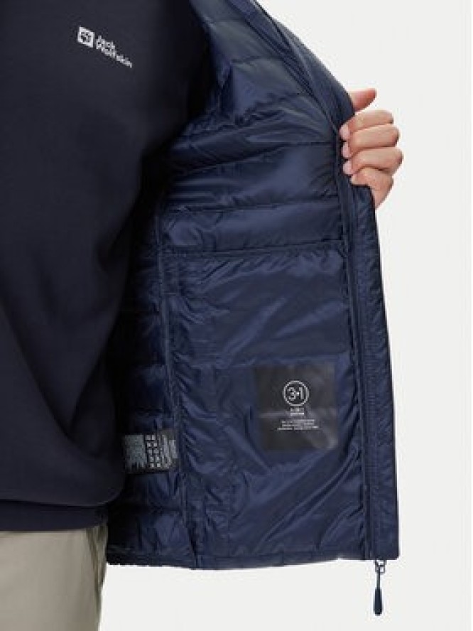 Jack Wolfskin Kamizelka Pilvi 1207711 Granatowy Regular Fit