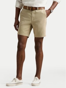 Polo Ralph Lauren Szorty materiałowe 710974909002 Beżowy Regular Fit