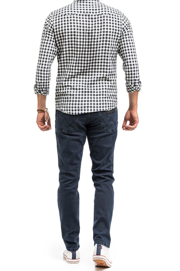 WRANGLER TEXAS TAPER MĘSKIE SPODNIE JEANSOWE BRUISED RIVER W12TLT364 112141166