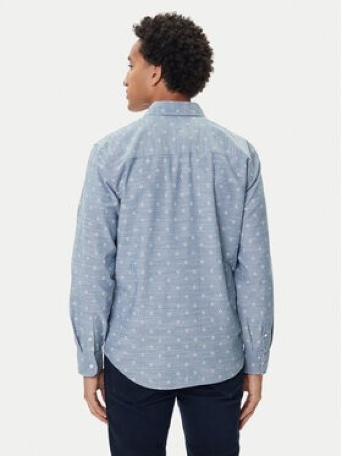 Mustang Koszula Elmore 1016948 Błękitny Regular Fit