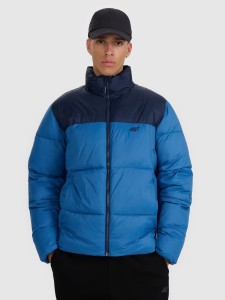 4F Kurtka puchowa z wypełnieniem syntetycznym męska - granatowa 3XL
