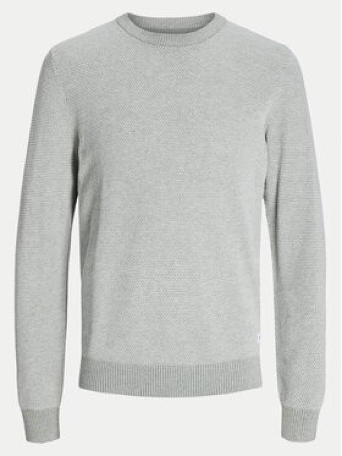 Jack & Jones Sweter Globe 12258139 Szary Regular Fit