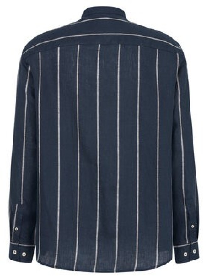 Bugatti Koszula 9550-78954C Granatowy Casual Fit