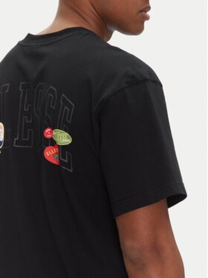 Ellesse T-Shirt Stickero SHZ21993 Czarny Regular Fit
