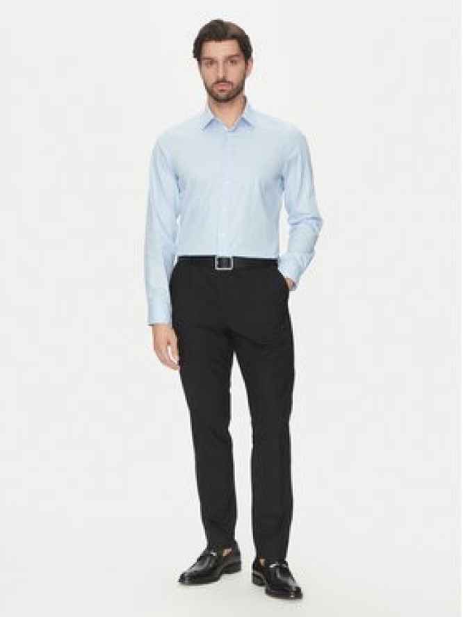 Michael Kors Koszula MK0DS01501 Błękitny Slim Fit