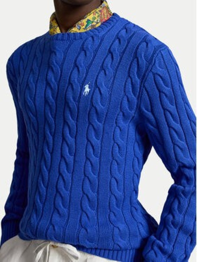 Polo Ralph Lauren Sweter 710775885546 Niebieski Regular Fit