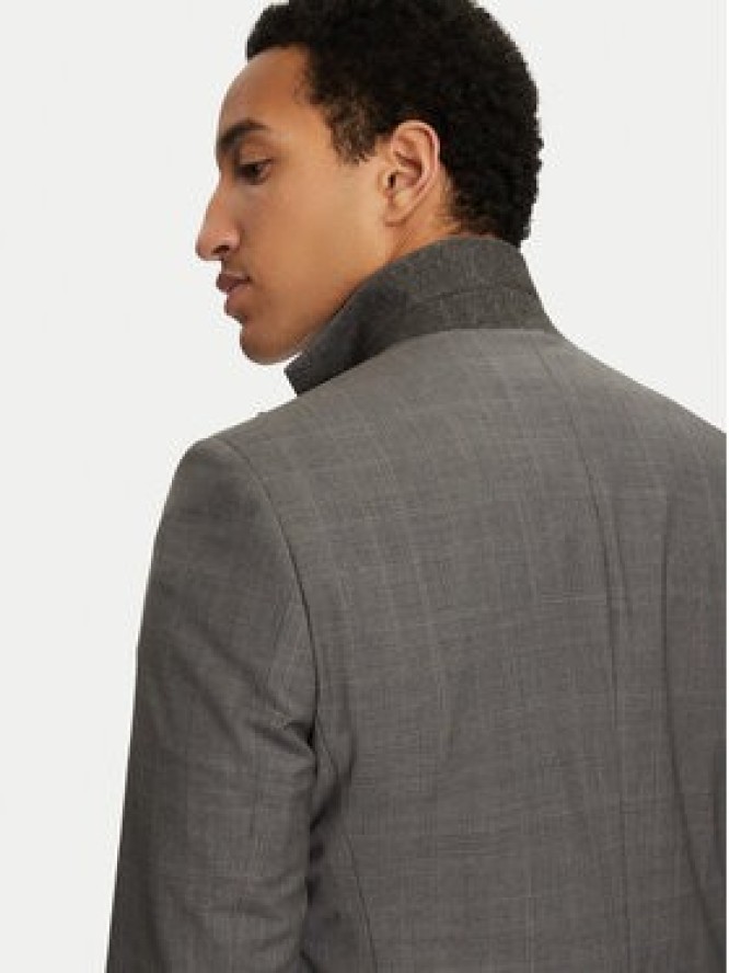 BOSS Garnitur H-Huge 50535023 Szary Slim Fit
