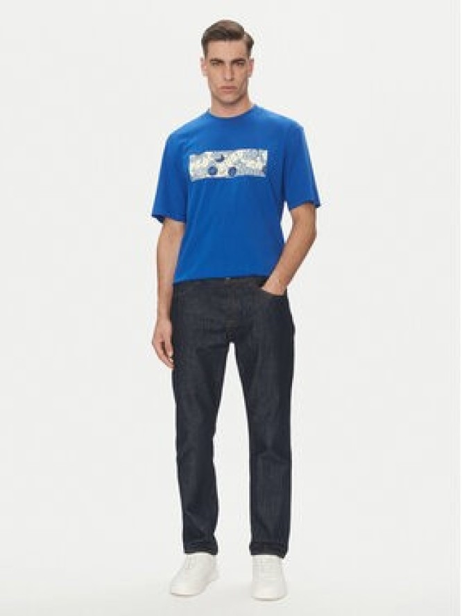 HUGO T-Shirt Nurix 50545128 Niebieski Regular Fit