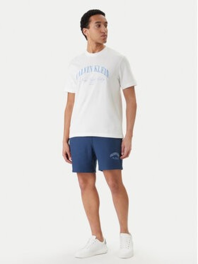 Calvin Klein Jeans T-Shirt LV04RF820G Biały Regular Fit