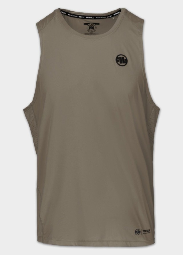 Męski Tank Top sportowy PITBULL treningowy oddychający Mesh RUNWAY