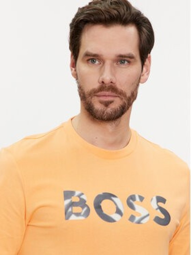 Boss T-Shirt Thompson 15 50513382 Pomarańczowy Regular Fit