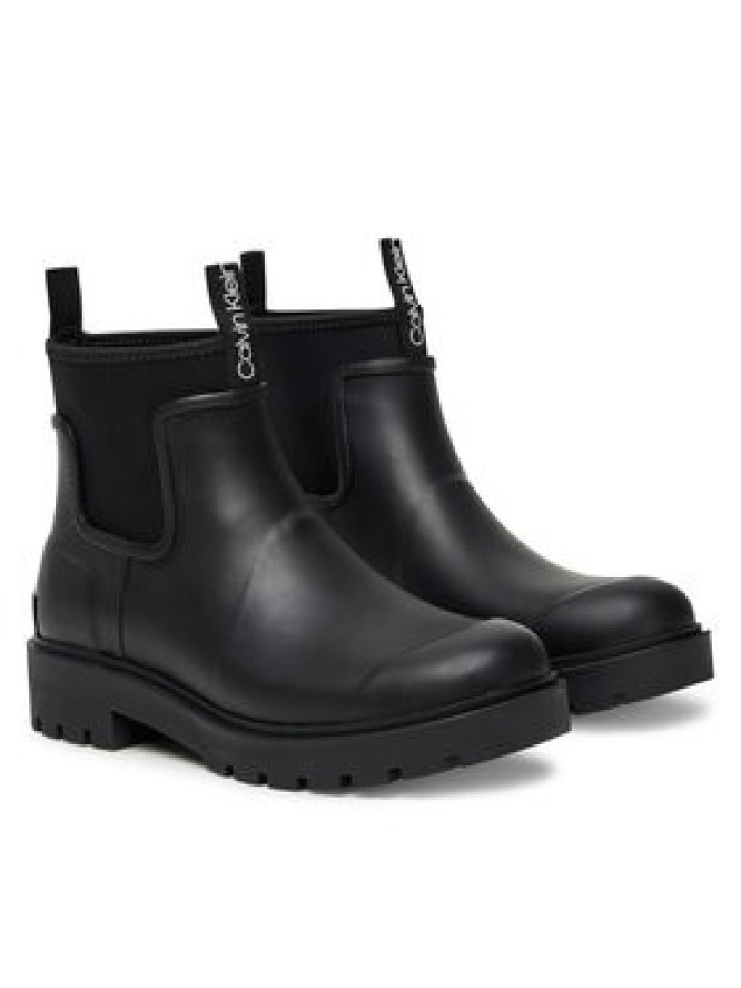 Calvin Klein Jeans Kalosze Combat Rain Boot YM0YM01376 Czarny