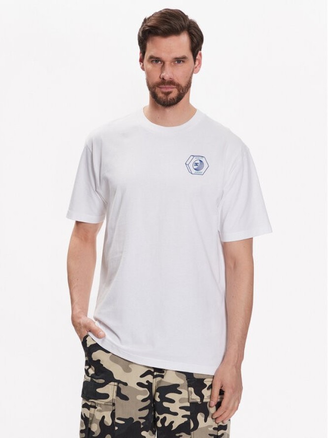 DC Shoes T-Shirt Quality Goods ADYZT05235 Biały Relaxed Fit