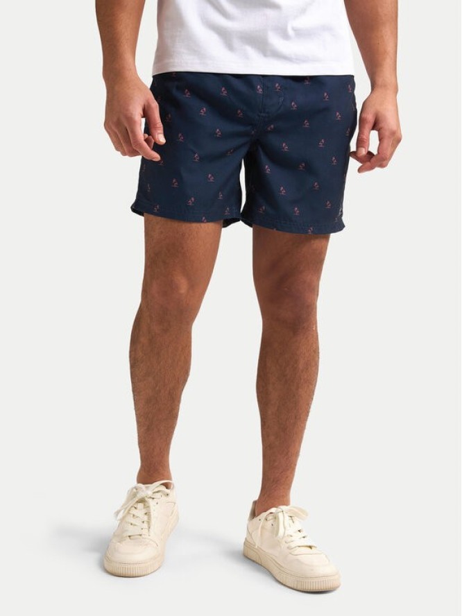 Petrol Industries Szorty kąpielowe M-1050-SWS951 Granatowy Regular Fit