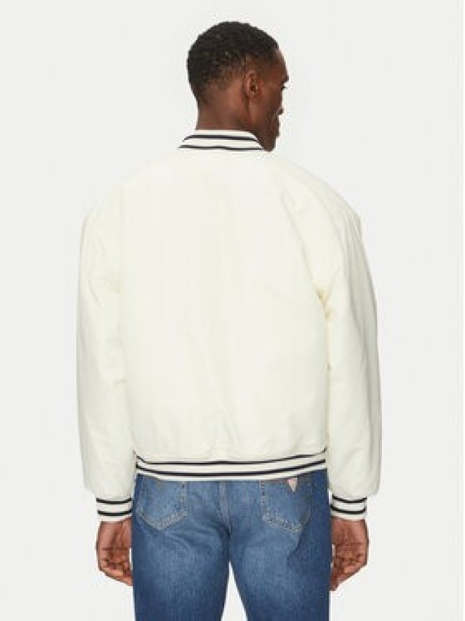 Guess Jeans Kurtka bomber M5RL54 WHAA2 Beżowy Regular Fit