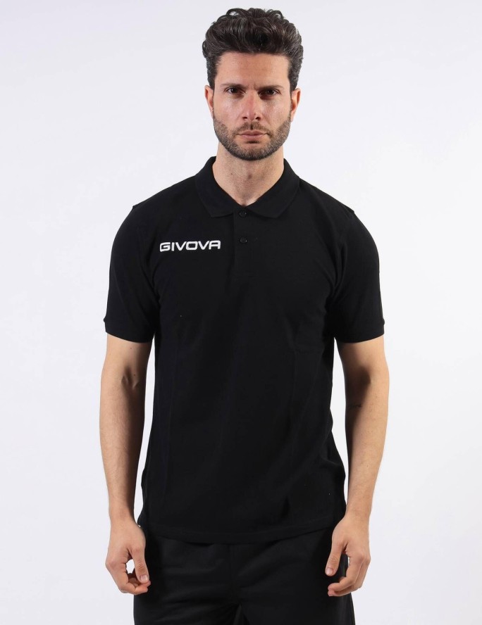 Koszulka polo Givova Polo Cotone Piquet Summer Black
