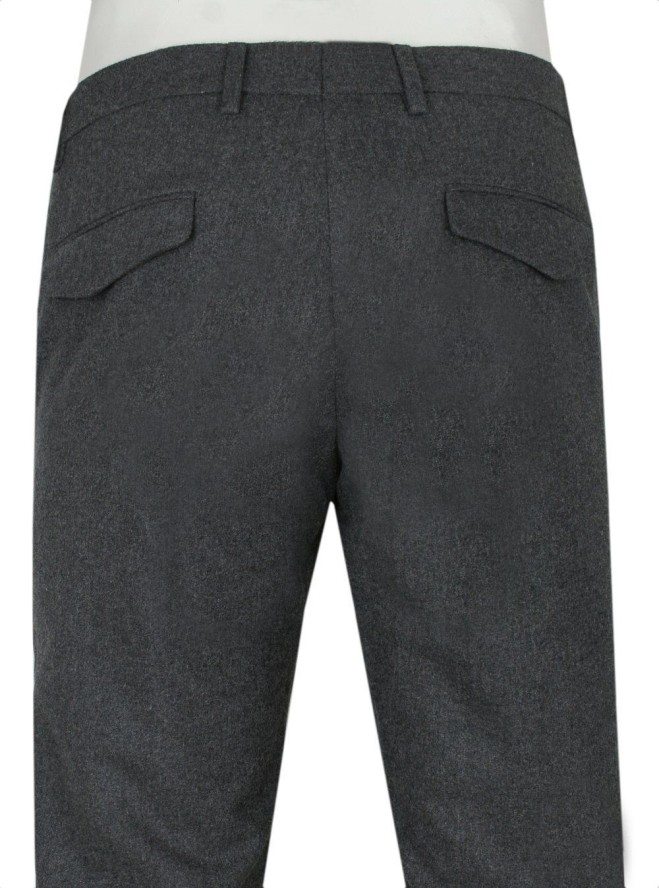 Eleganckie Spodnie Otto Kern z Domieszką Wełny - Grafitowe