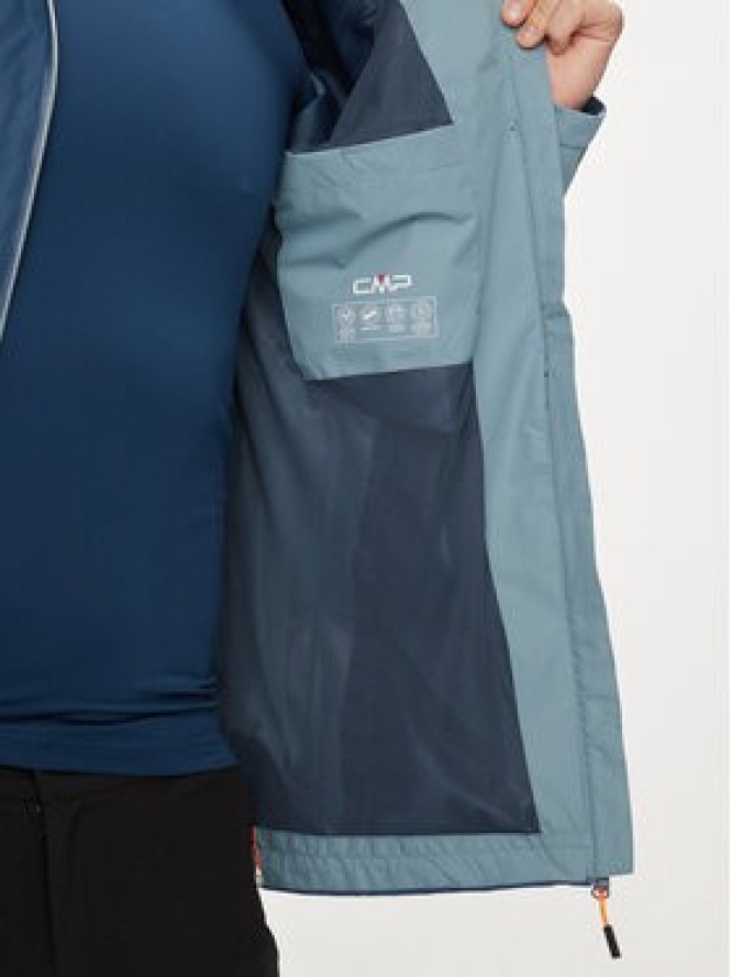 CMP Kurtka przeciwdeszczowa 34Z5147 Niebieski Regular Fit