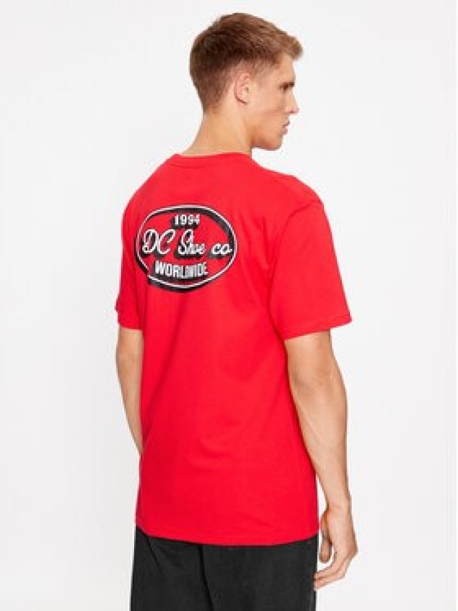 DC Shoes T-Shirt Truckin Tees Rqr7 ADYZT05284 Czerwony Regular Fit