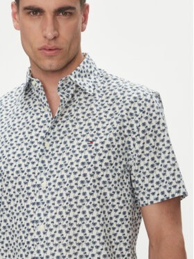 Tommy Hilfiger Koszula MW0MW38585 Beżowy Slim Fit