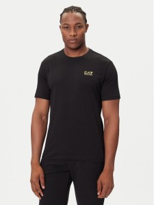 EA7 Emporio Armani T-Shirt 7M000567 AF10375 MC004 Czarny Regular Fit