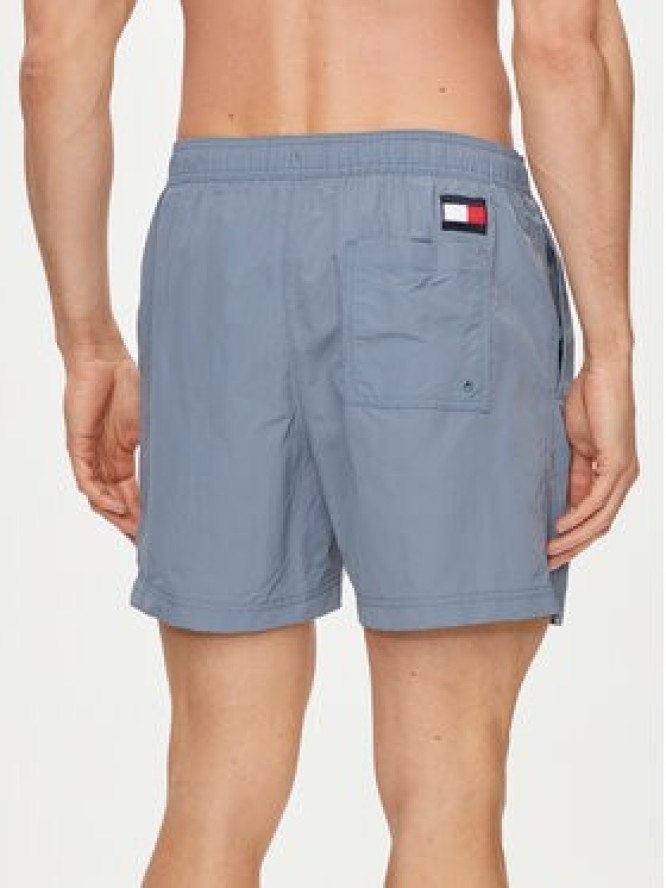 Tommy Hilfiger Szorty kąpielowe UM0UM02048 Niebieski Slim Fit