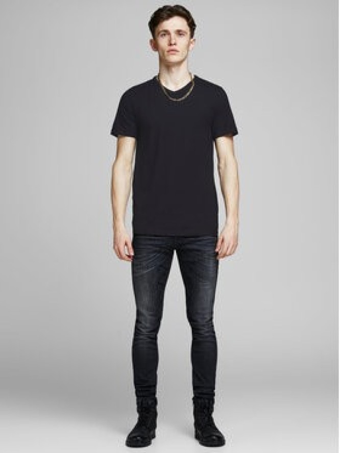 Jack & Jones Komplet t-shirtów Basic 12133914 Czarny Slim Fit