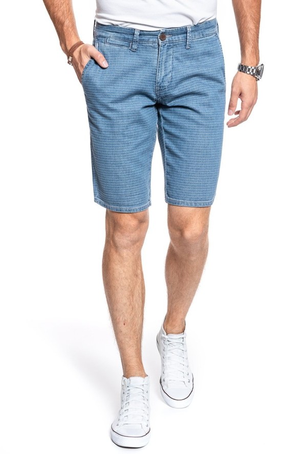 SPODENKI MUSTANG Classic Chino Short Denim Blue 1007751 5000 310