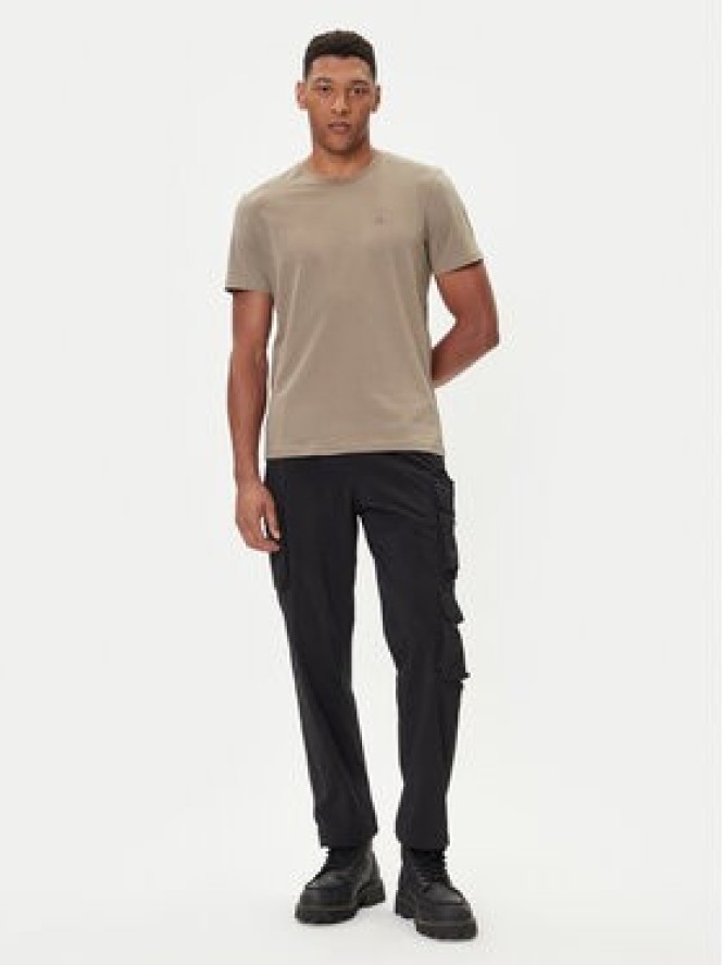 Napapijri T-Shirt Salis NP0A4H8D Beżowy Regular Fit