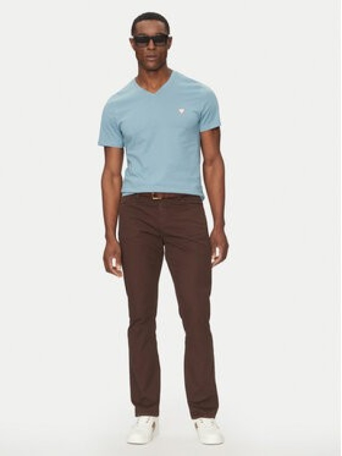 Guess T-Shirt M2YI37 I3Z14 Niebieski Slim Fit