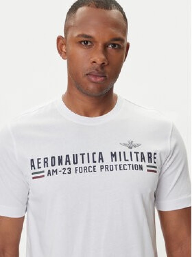 Aeronautica Militare T-Shirt 252TS1942UJ00538 Biały Regular Fit