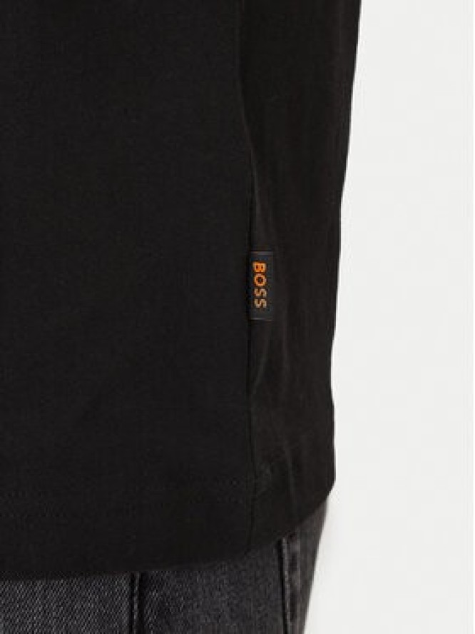 BOSS T-Shirt Imprint 50556007 Czarny Regular Fit