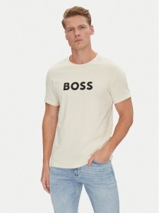 BOSS T-Shirt 50491706 Biały Regular Fit