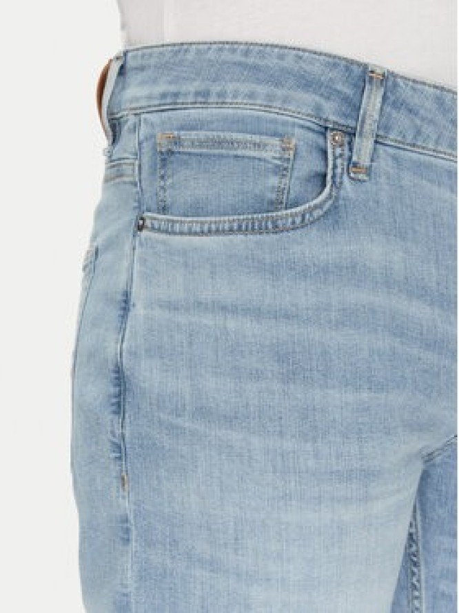 Guess Jeansy M5GAN2 D5MZ3 Niebieski Slim Fit