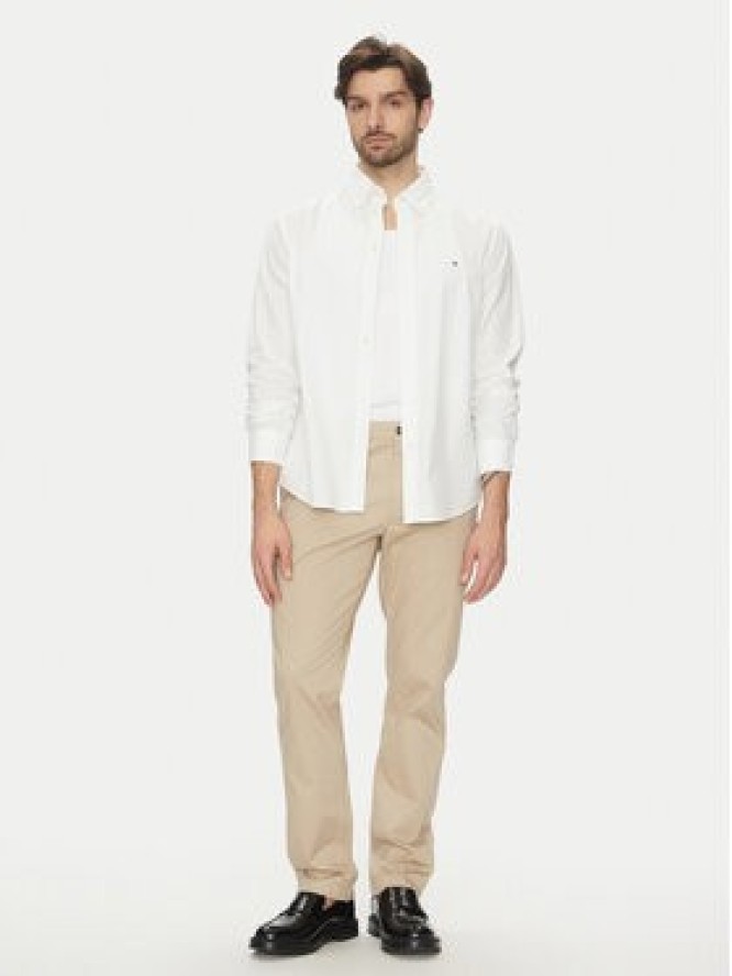Tommy Hilfiger Chinosy Denton MW0MW37717 Beżowy Slim Fit