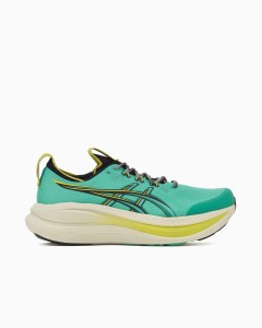 Buty do biegania ASICS Gel-Nimbus 28 TR Zielony/Niebieski
