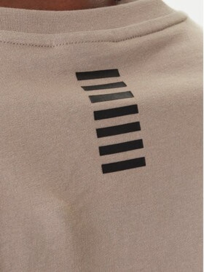 EA7 Emporio Armani Bluza 8NPM30 PJVRZ U6167 Beżowy Regular Fit