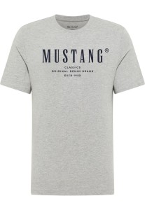 Męski T-Shirt Mustang Style Alex Mid Grey Mélange 1017997 4140