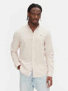 Tommy Jeans Koszula DM0DM20875 Beżowy Regular Fit